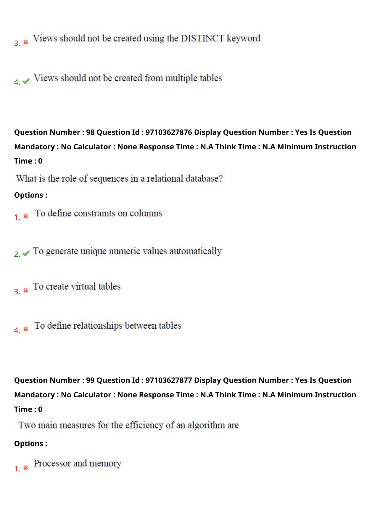 AP RCET 2024 Computer Science & Applications Question Paper - Page 61