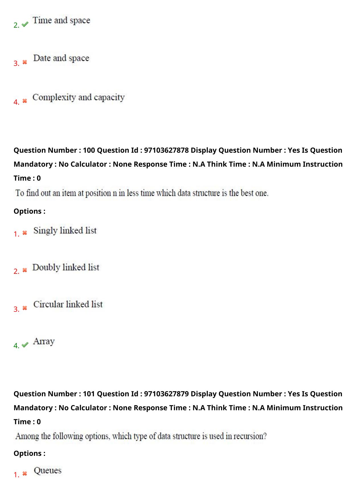 AP RCET 2024 Computer Science & Applications Question Paper - Page 62