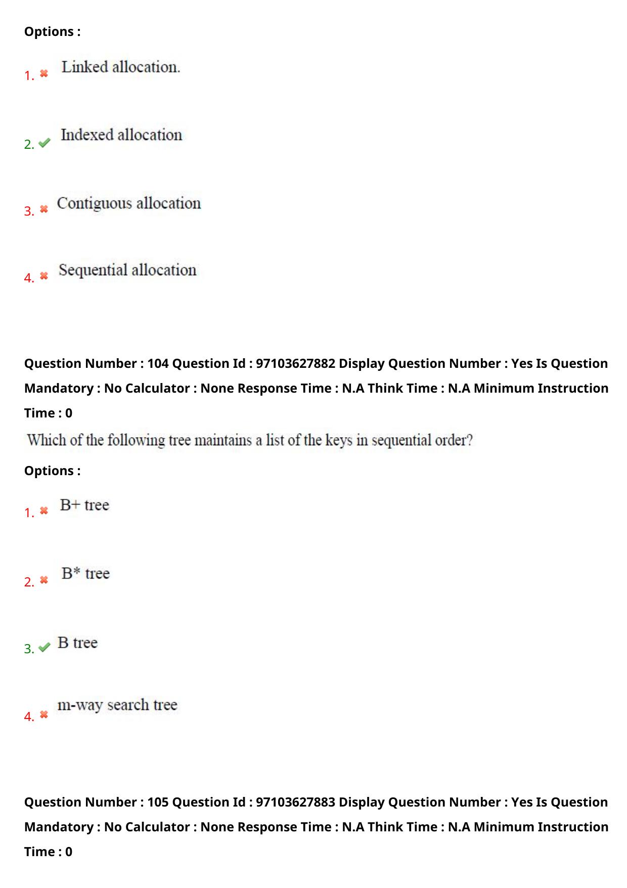 AP RCET 2024 Computer Science & Applications Question Paper - Page 64