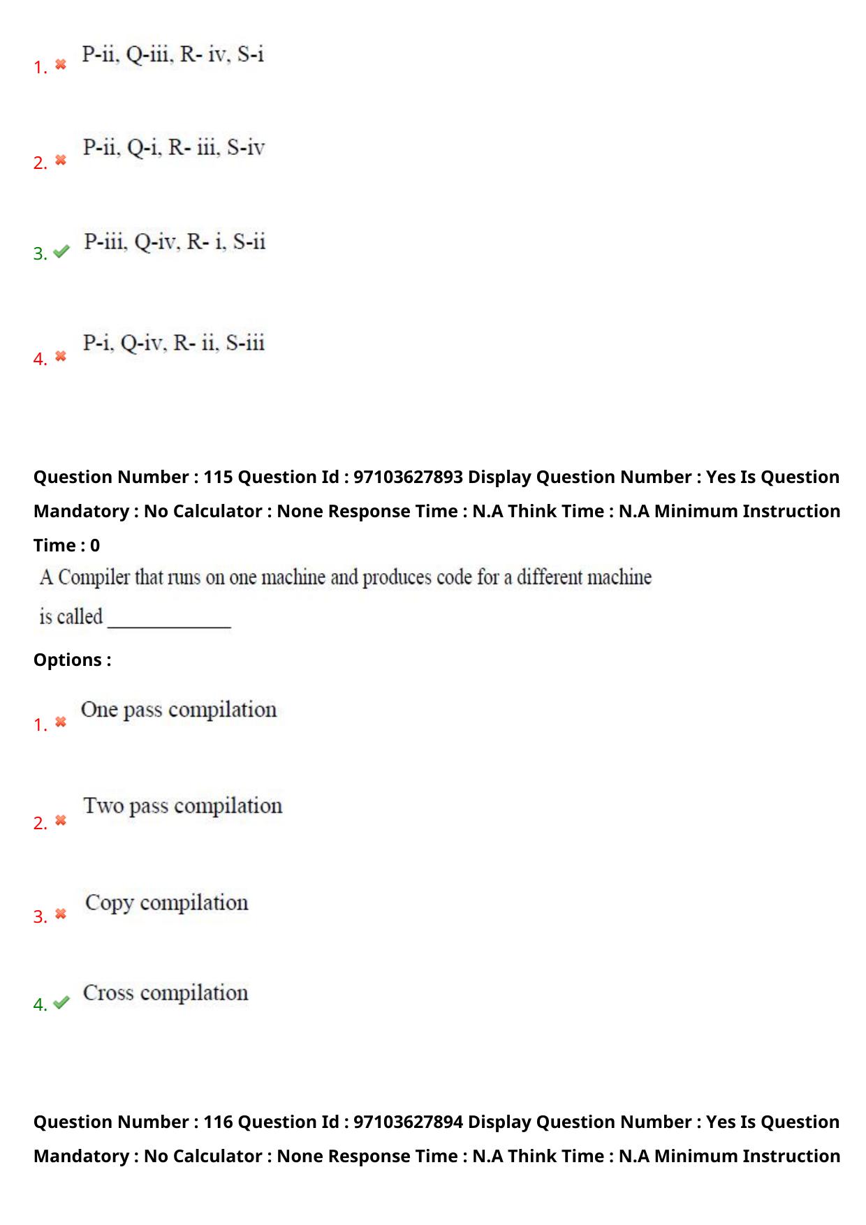 AP RCET 2024 Computer Science & Applications Question Paper - Page 70