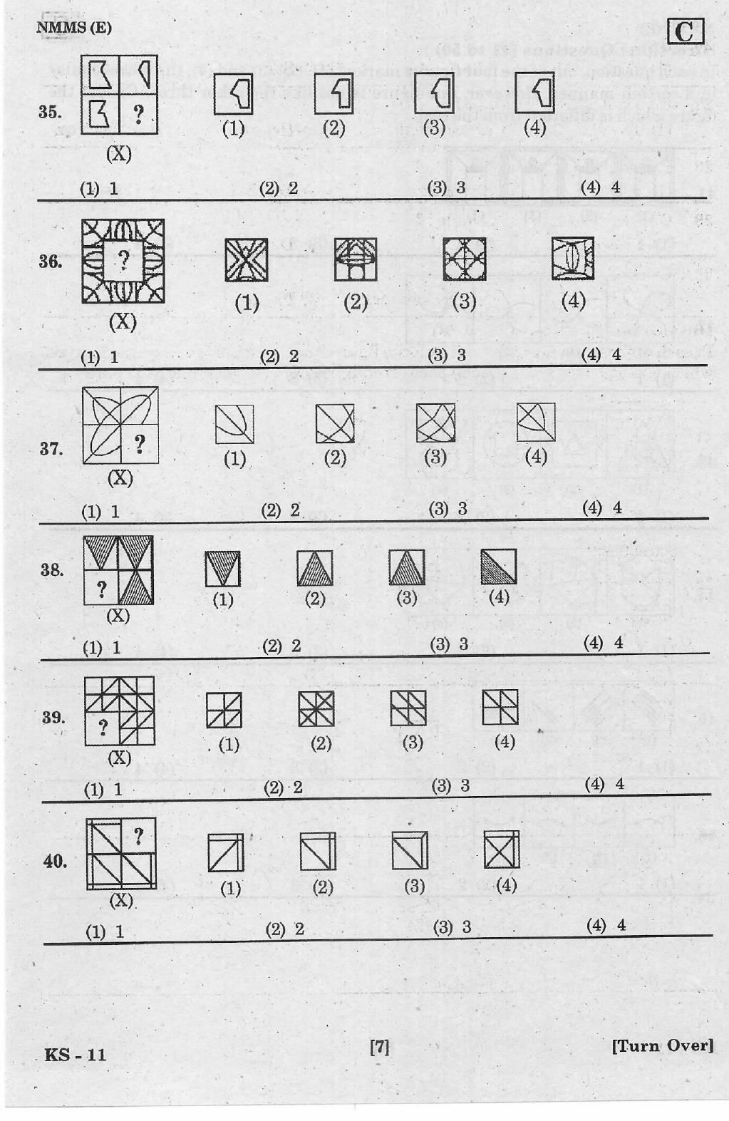 NMMS Feb 2021 - Booklet Code-C (English Medium) - Page 7