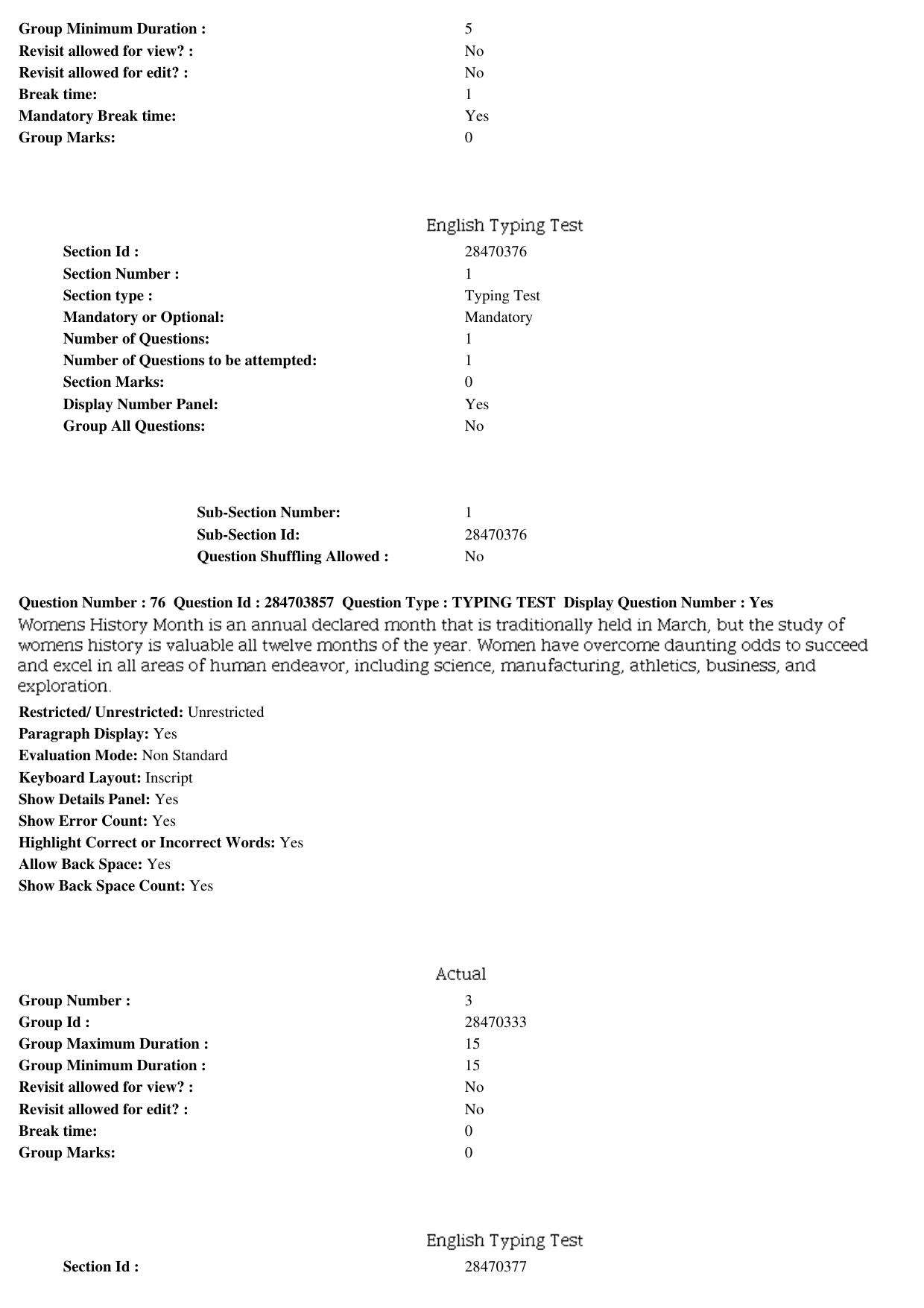 MP CPCT 21st April 2018 English Question Paper Shift 2 - Page 54