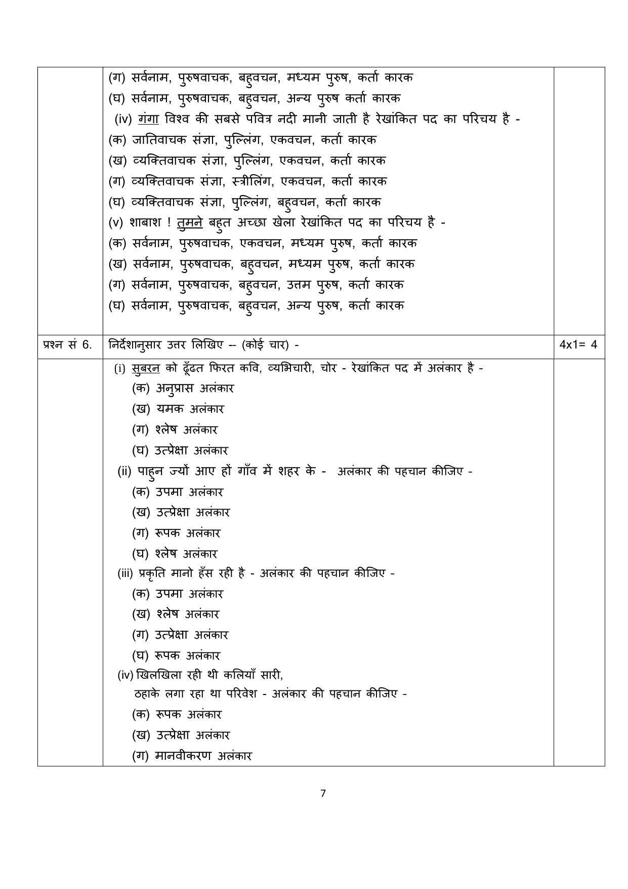 Edudel Class 10 Hindi Sample Question Paper - Page 7