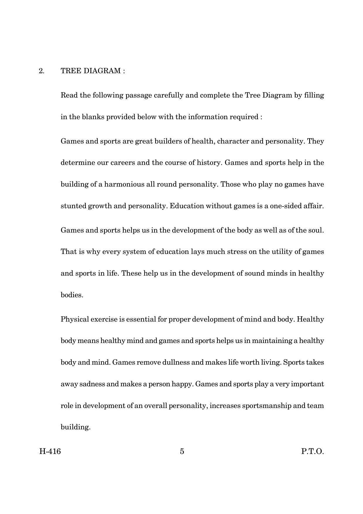 Goa Board Class 12 English I (CWSN)  March 2019 (March 2019) Question Paper - Page 5