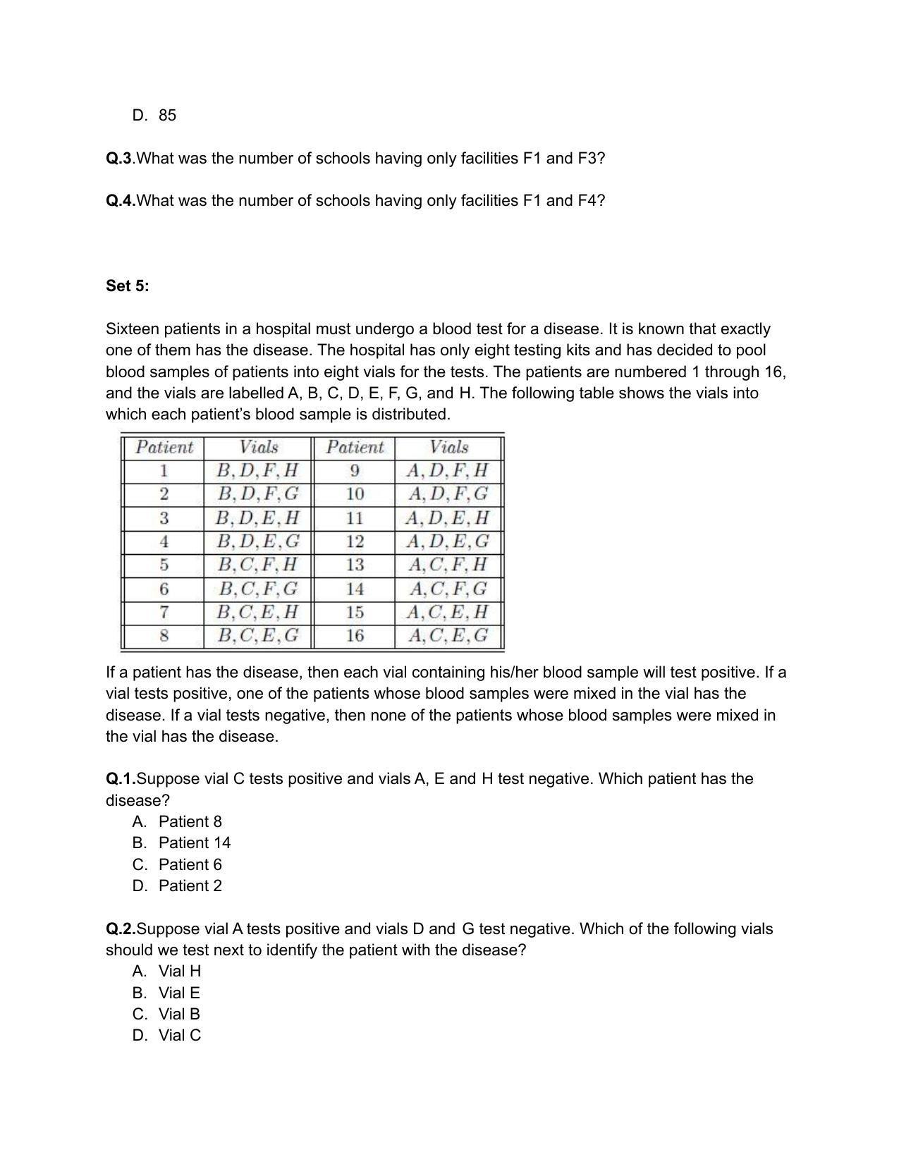 CAT 2020 CAT DILR Slot 3 Question Paper - Page 6