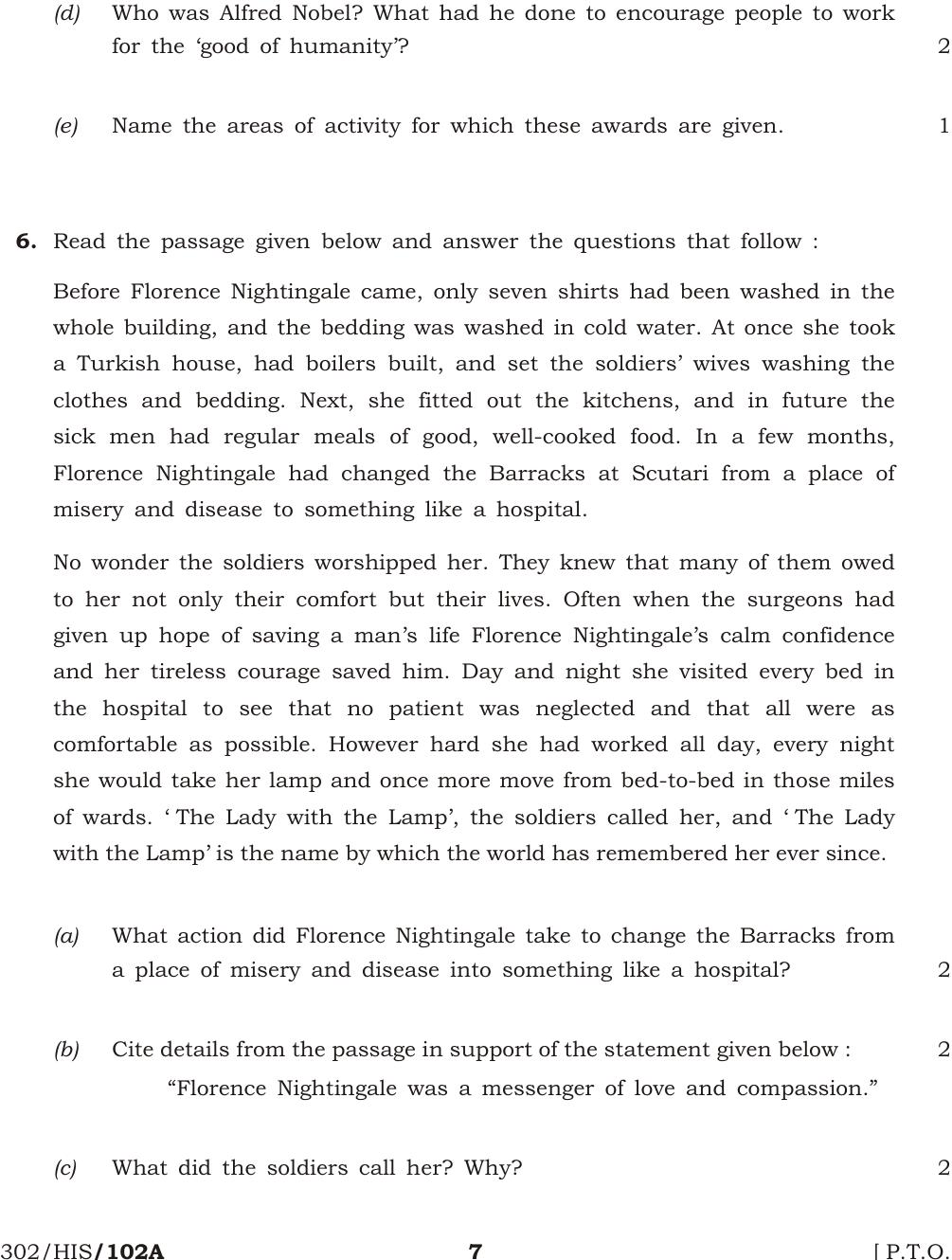 NIOS April 2015 Class 12 English Question Paper - Page 7