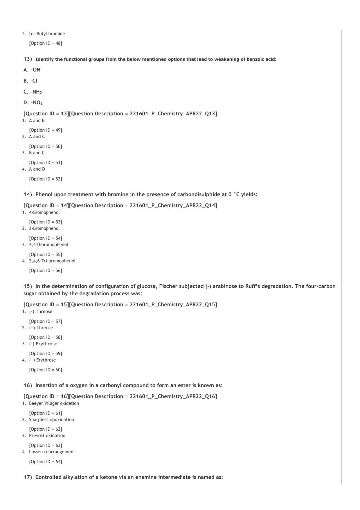 GPAT 2022 Question Paper - Page 4