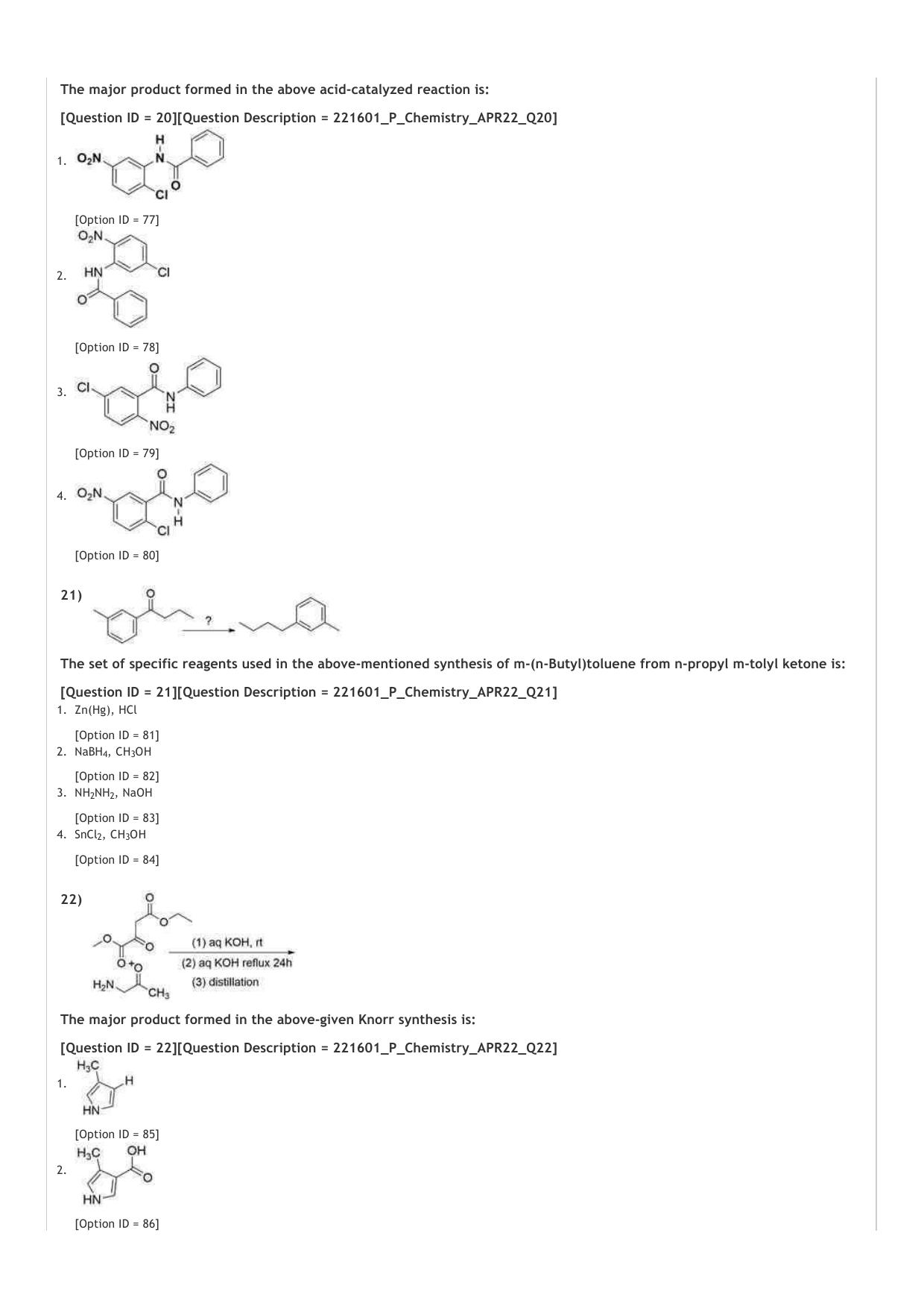 GPAT 2022 Question Paper - Page 6