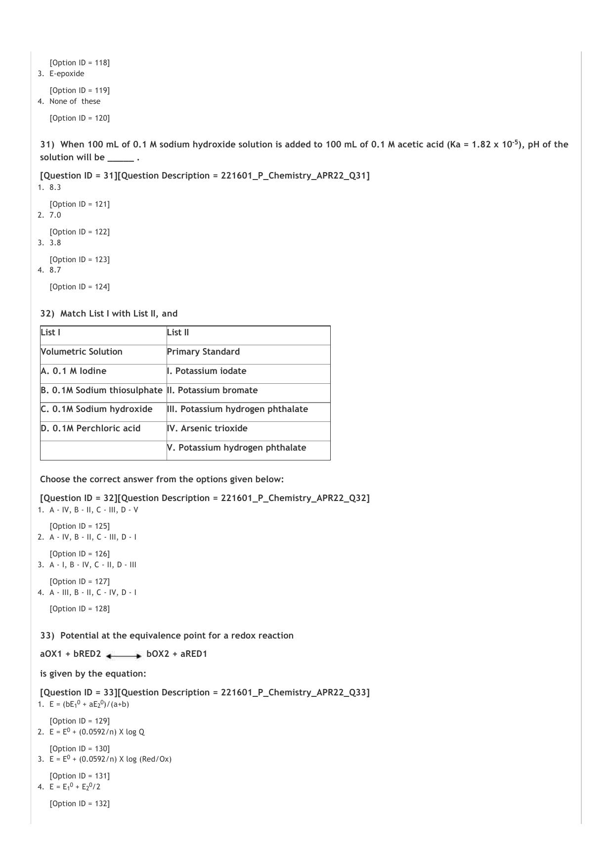 GPAT 2022 Question Paper - Page 9