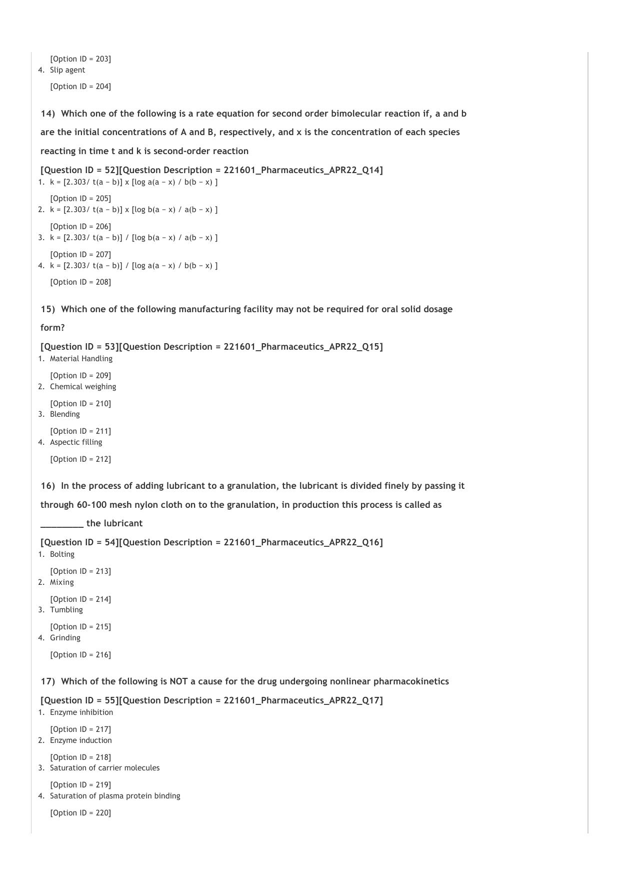 GPAT 2022 Question Paper - Page 15