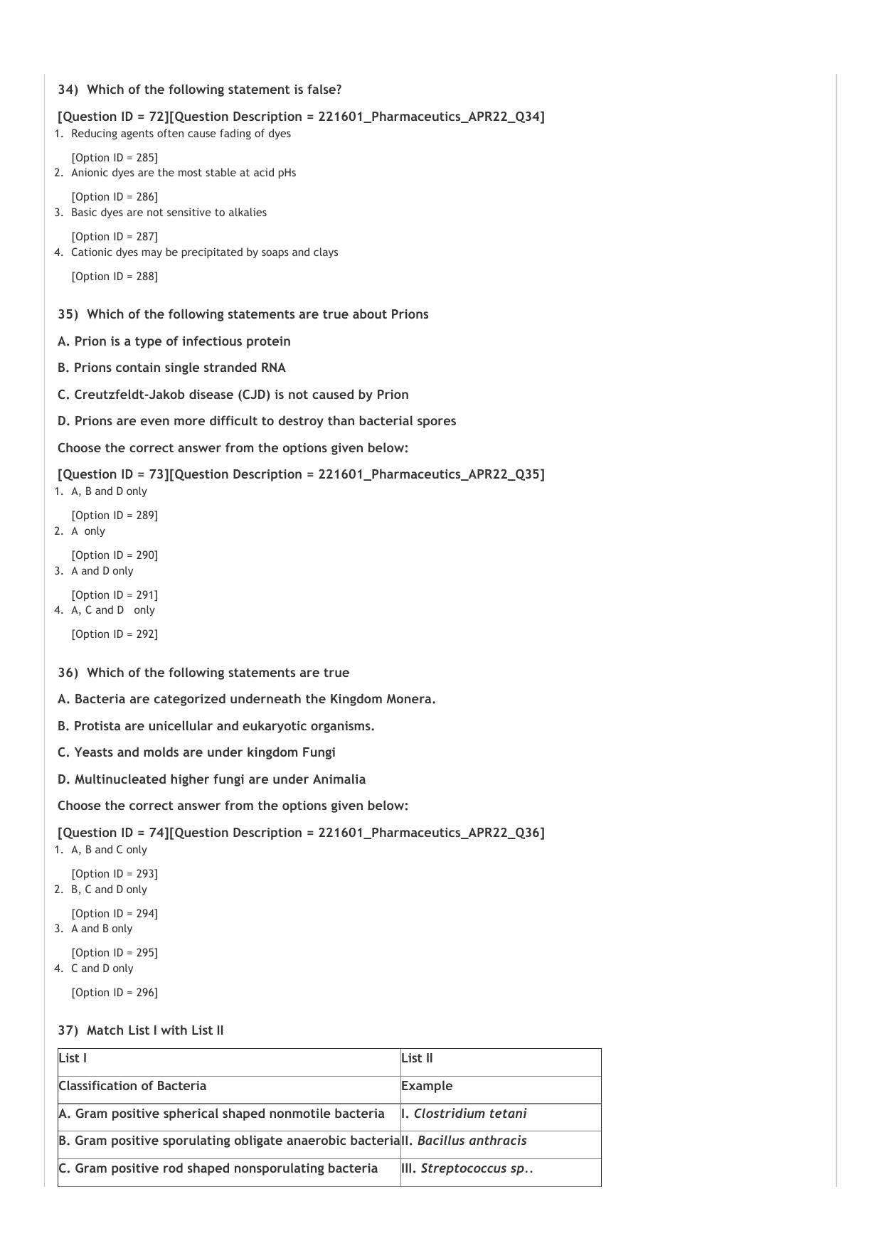 GPAT 2022 Question Paper - Page 20