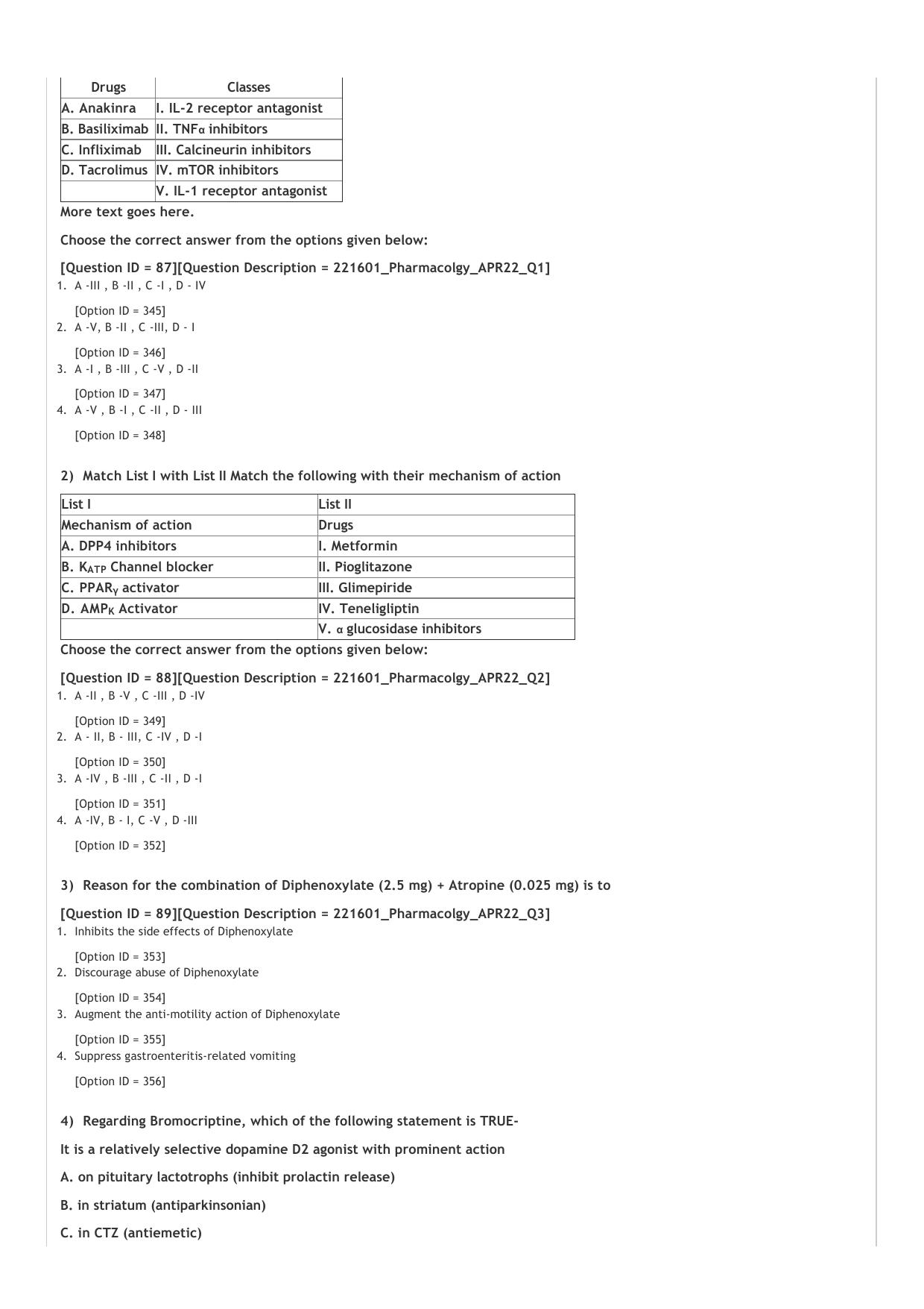 GPAT 2022 Question Paper - Page 24