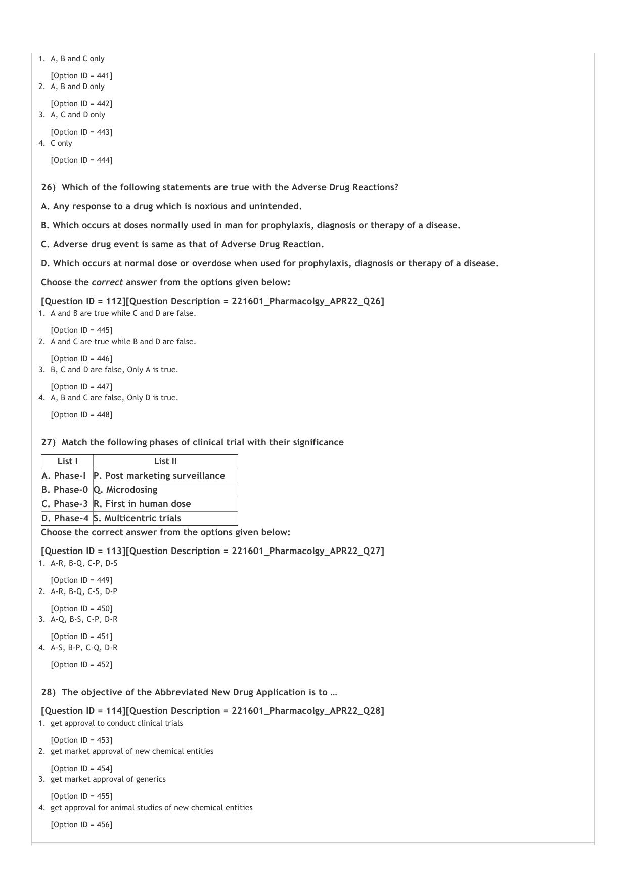 GPAT 2022 Question Paper - Page 30
