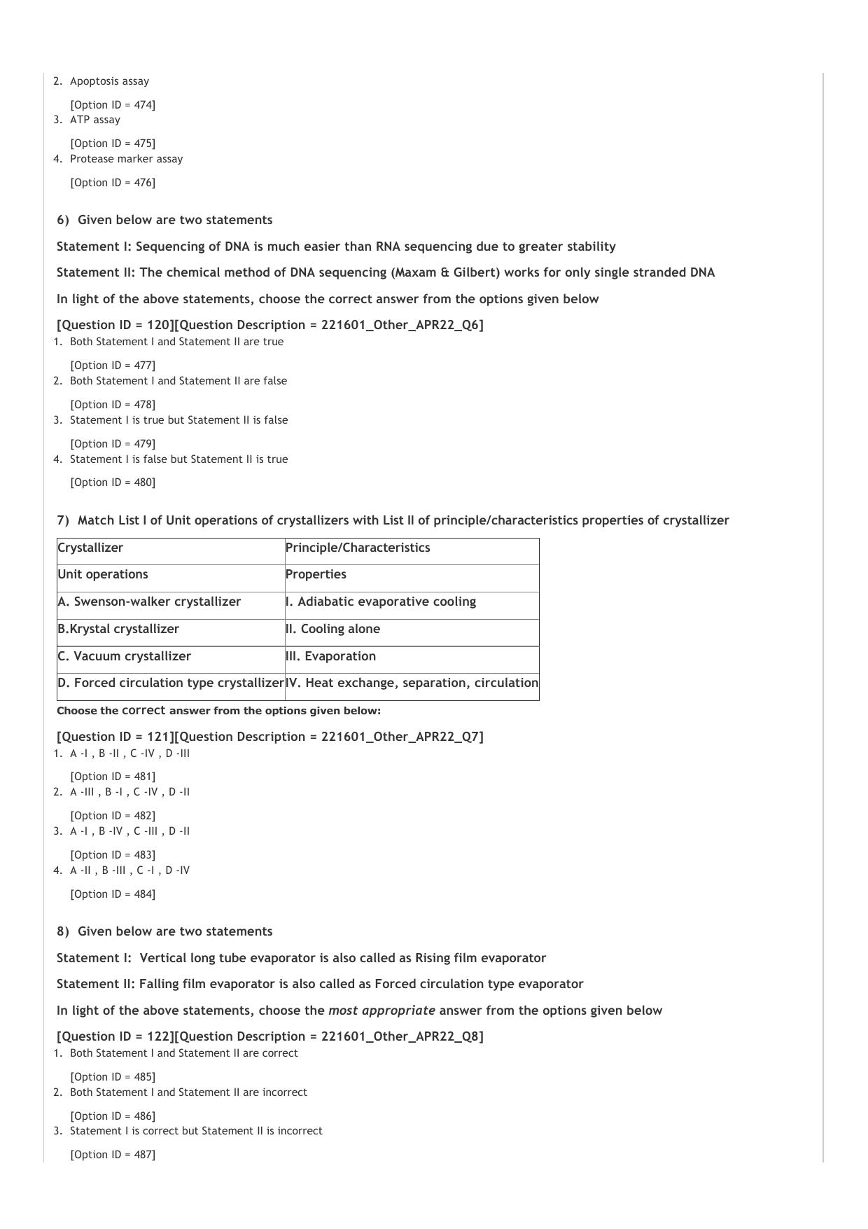 GPAT 2022 Question Paper - Page 32