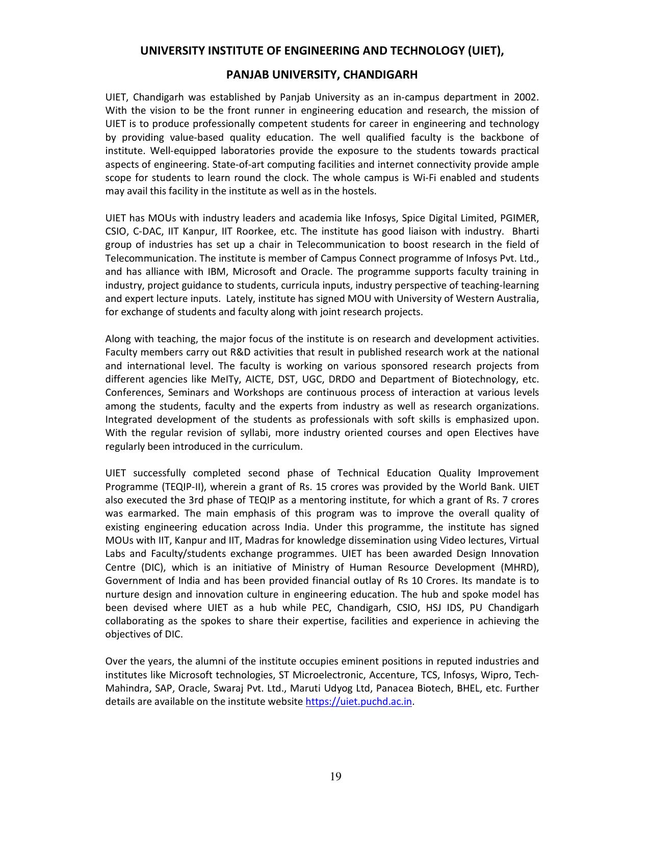 PULEET Syllabus - Page 19