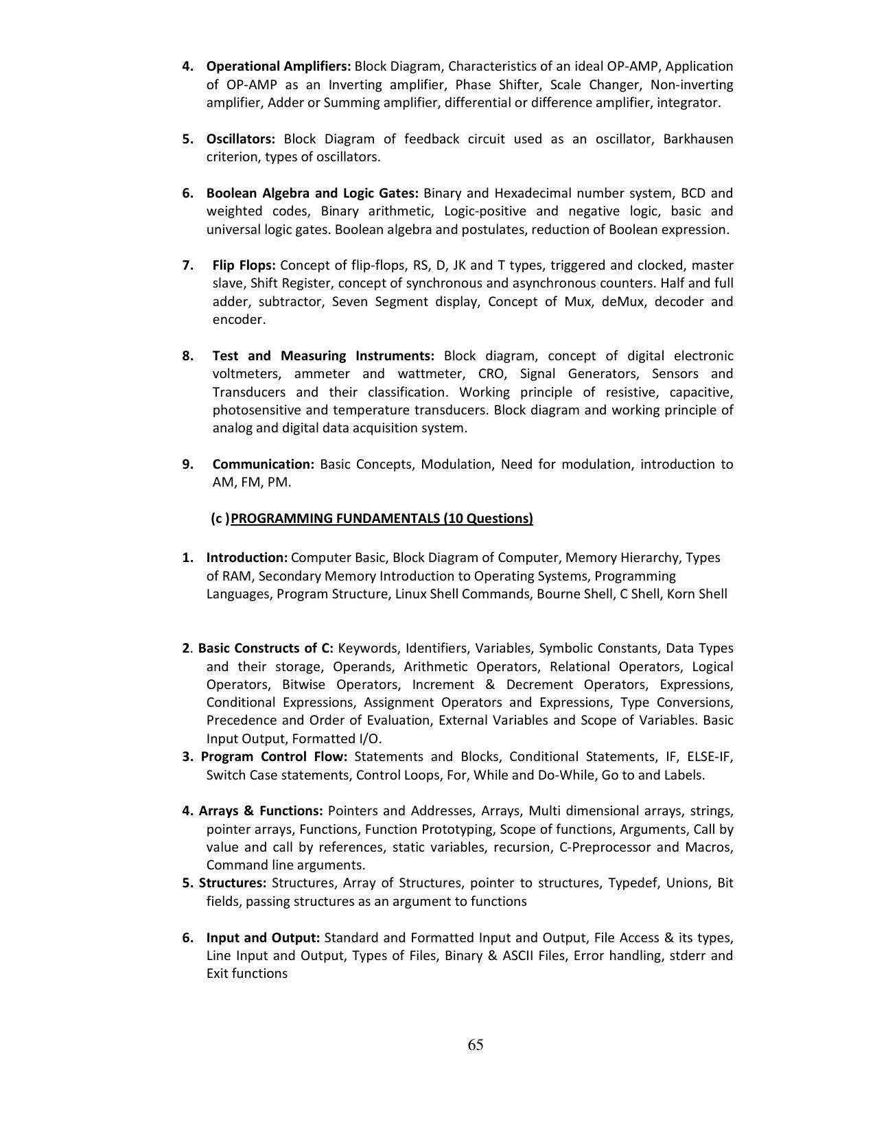 PULEET Syllabus - Page 65