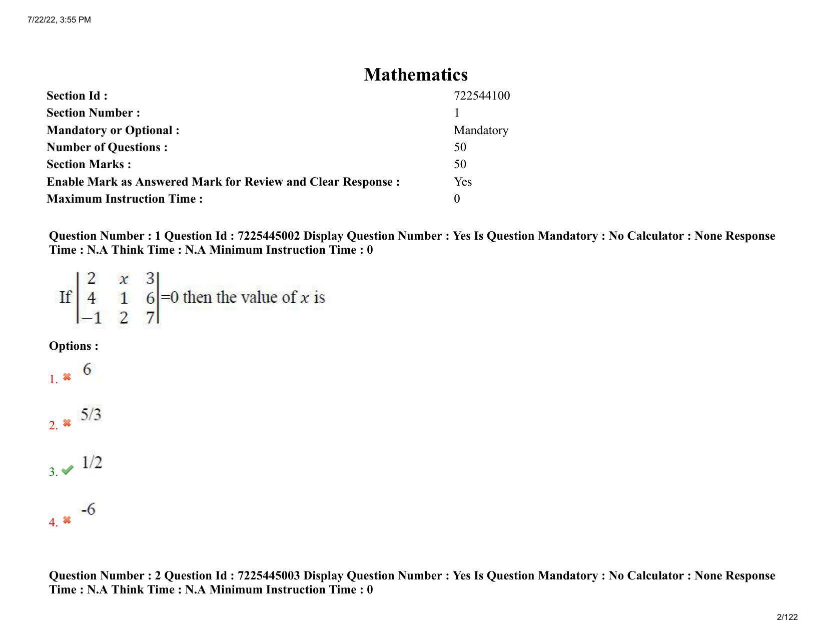 AP ECET 2022 - ELECTRICAL AND ELECTRONICS ENGINEERING Question Paper With Preliminary Keys - Page 2