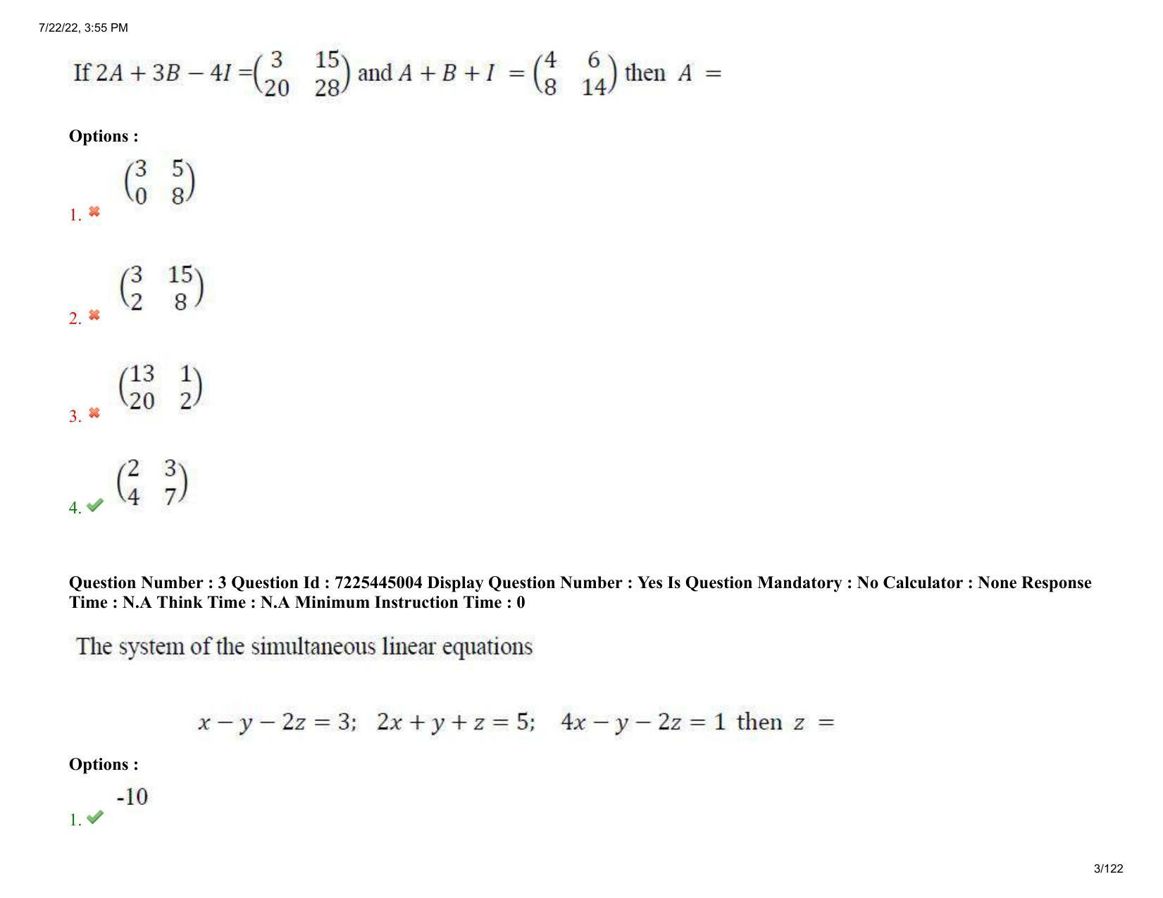 AP ECET 2022 - ELECTRICAL AND ELECTRONICS ENGINEERING Question Paper With Preliminary Keys - Page 3