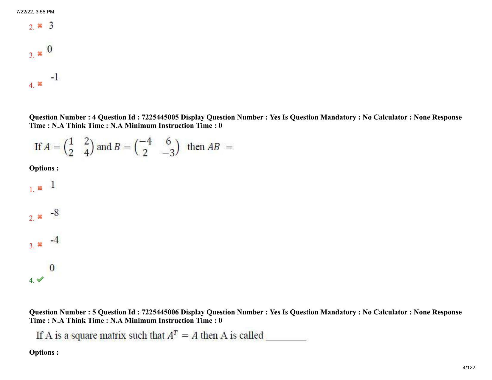AP ECET 2022 - ELECTRICAL AND ELECTRONICS ENGINEERING Question Paper With Preliminary Keys - Page 4