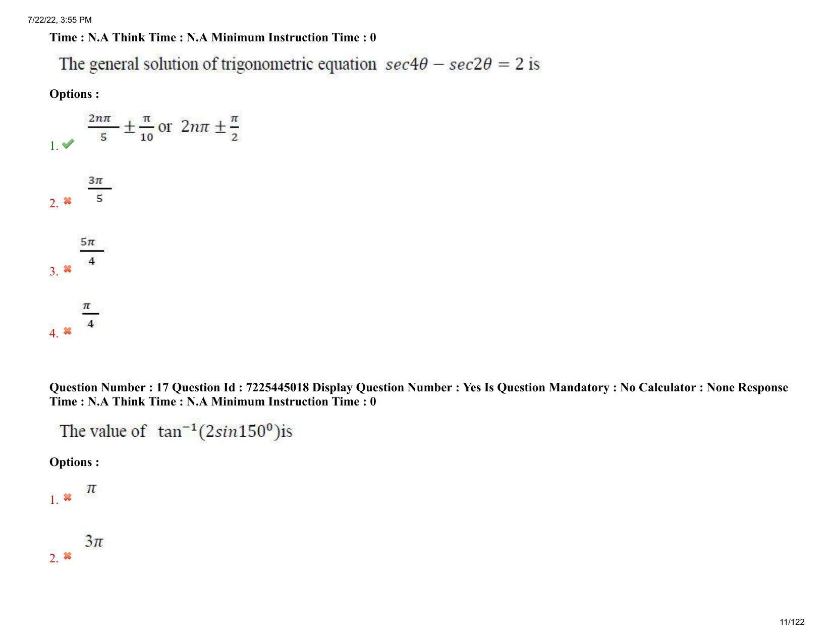 AP ECET 2022 - ELECTRICAL AND ELECTRONICS ENGINEERING Question Paper With Preliminary Keys - Page 11