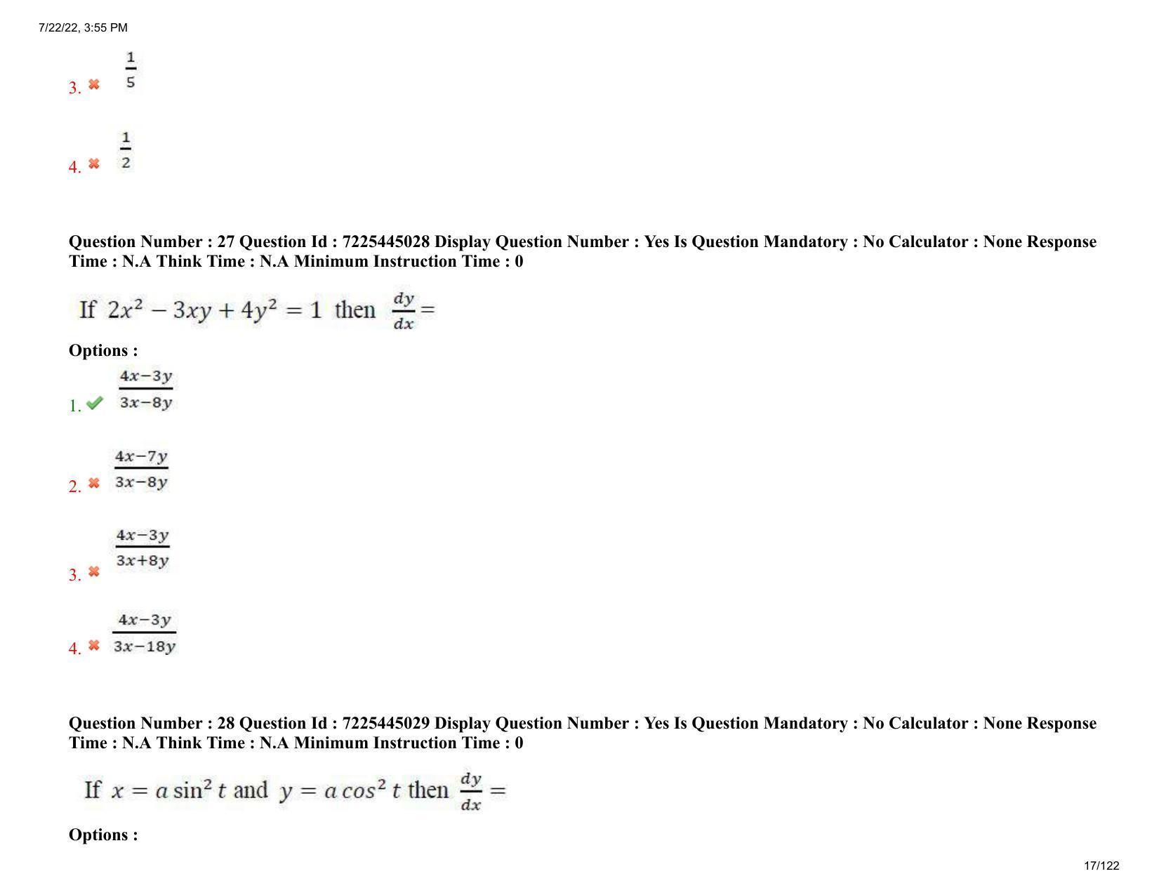 AP ECET 2022 - ELECTRICAL AND ELECTRONICS ENGINEERING Question Paper With Preliminary Keys - Page 17