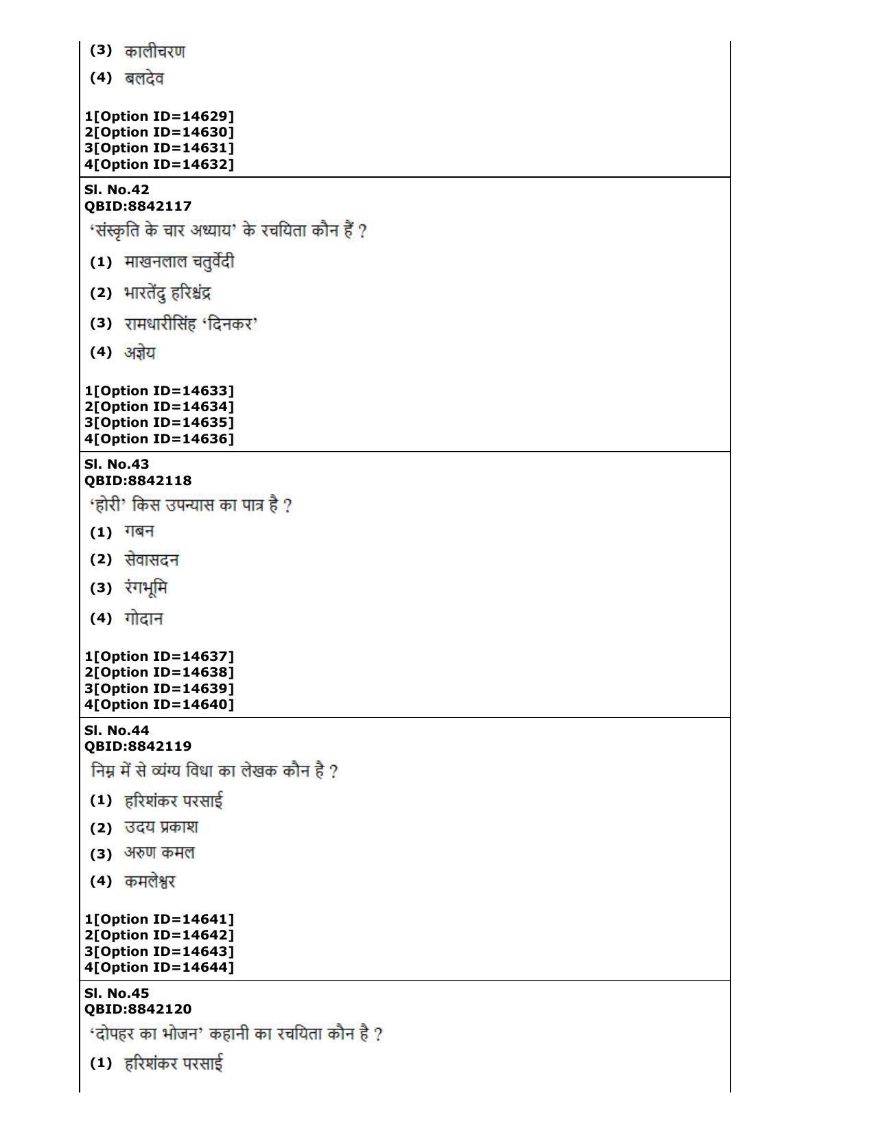 CUET (PG) 2022: PGQP-06 Hindi (05-09-2022) Question Paper - Page 22