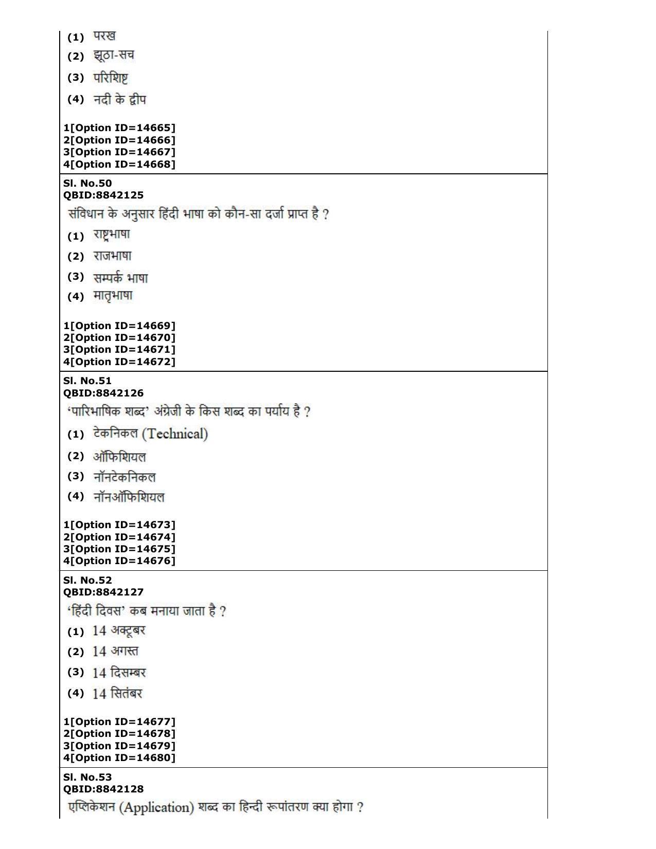 CUET (PG) 2022: PGQP-06 Hindi (05-09-2022) Question Paper - Page 24