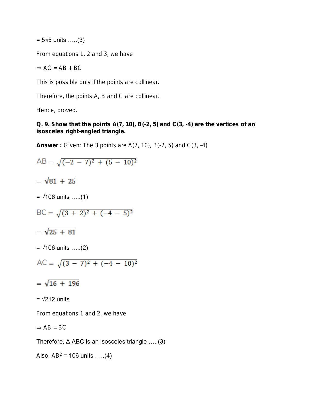 Chapter 20: Straight Lines: RS Aggarwal Class 11 Solutions  - Page 6