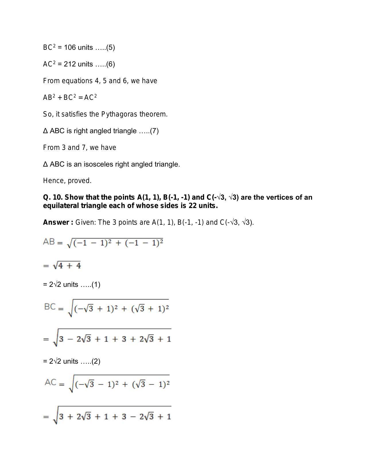 Chapter 20: Straight Lines: RS Aggarwal Class 11 Solutions  - Page 7