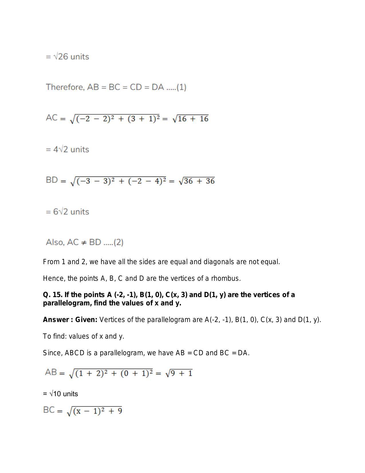 Chapter 20: Straight Lines: RS Aggarwal Class 11 Solutions  - Page 14