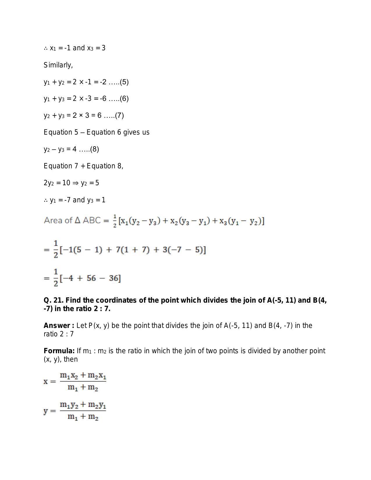 Chapter 20: Straight Lines: RS Aggarwal Class 11 Solutions  - Page 21