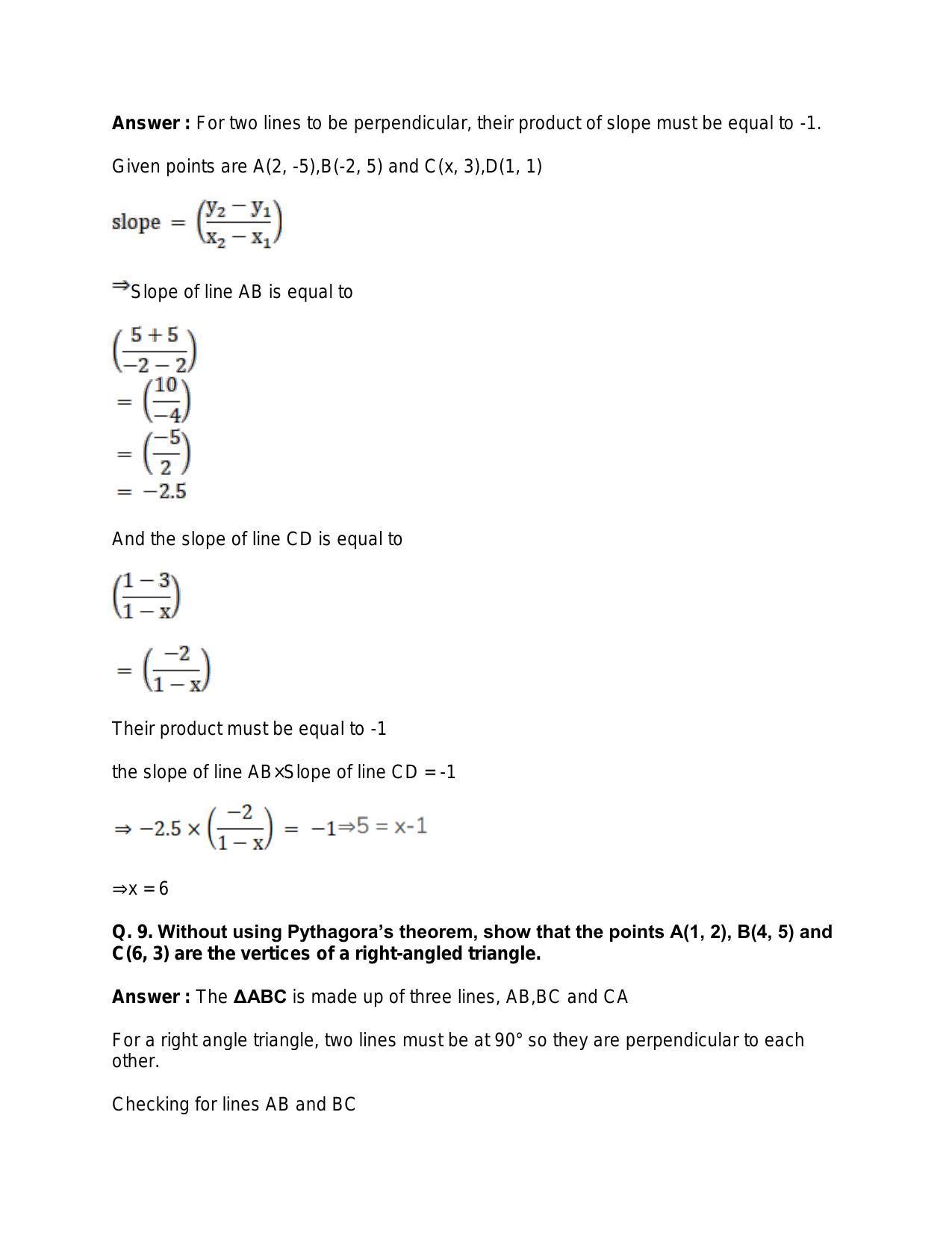 Chapter 20: Straight Lines: RS Aggarwal Class 11 Solutions  - Page 29