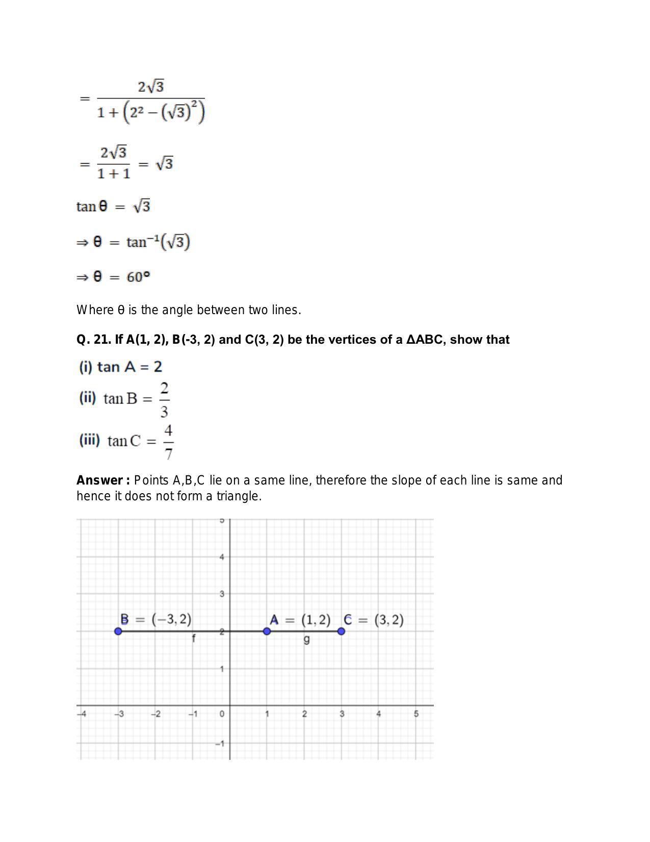 Chapter 20: Straight Lines: RS Aggarwal Class 11 Solutions  - Page 40