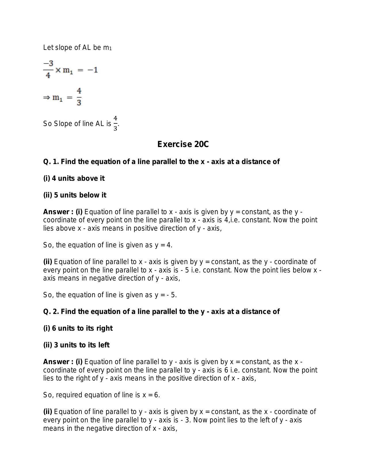 Chapter 20: Straight Lines: RS Aggarwal Class 11 Solutions  - Page 46