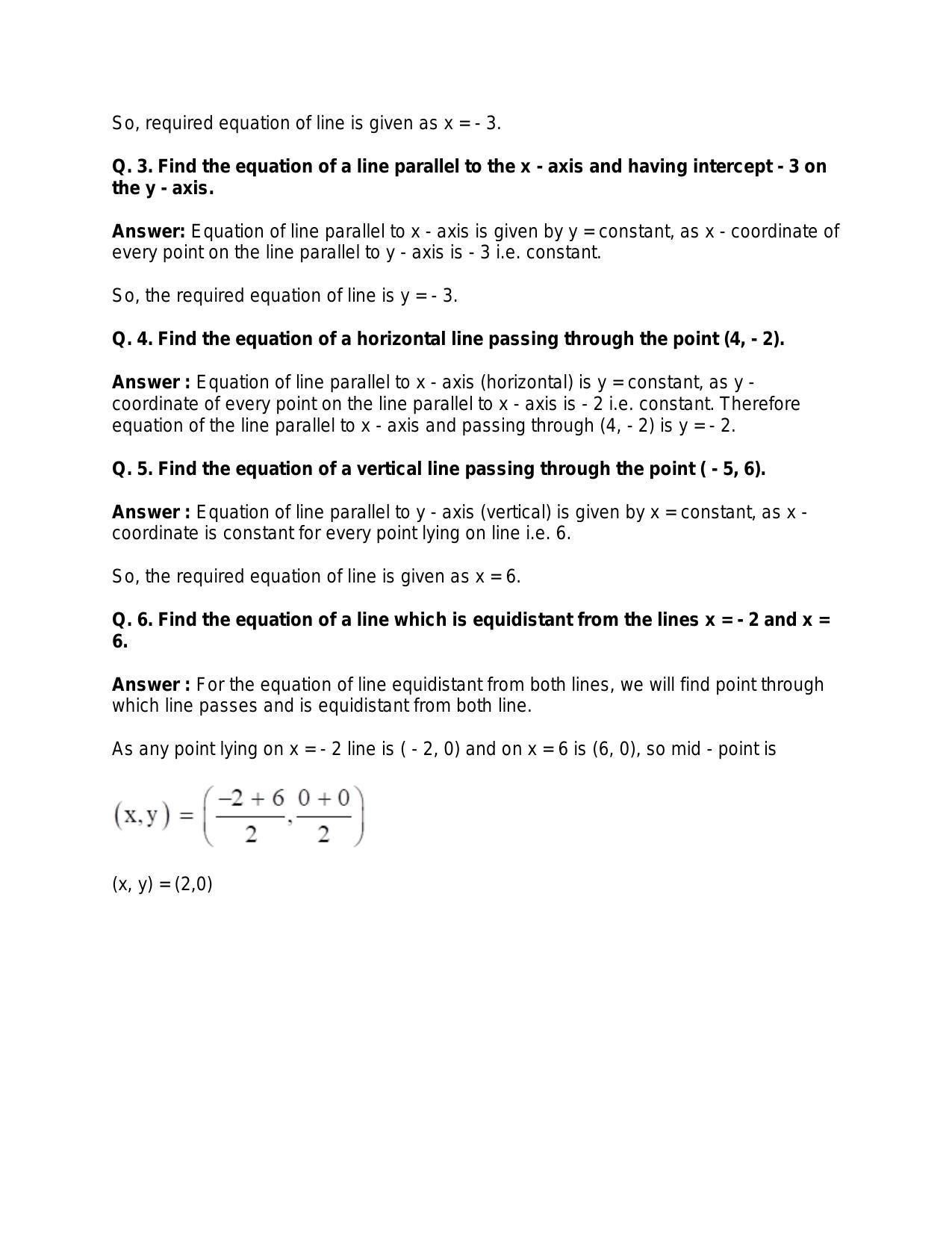 Chapter 20: Straight Lines: RS Aggarwal Class 11 Solutions  - Page 47