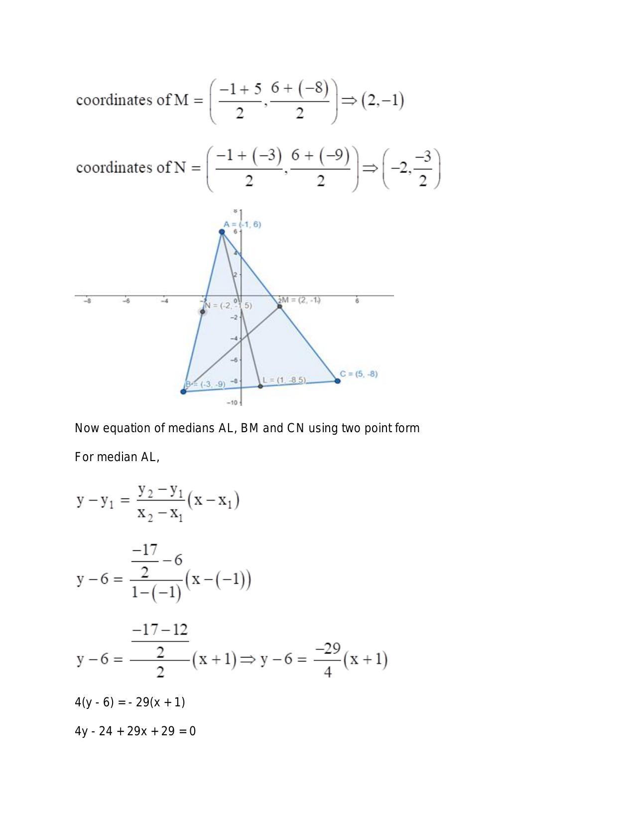 Chapter 20: Straight Lines: RS Aggarwal Class 11 Solutions  - Page 61