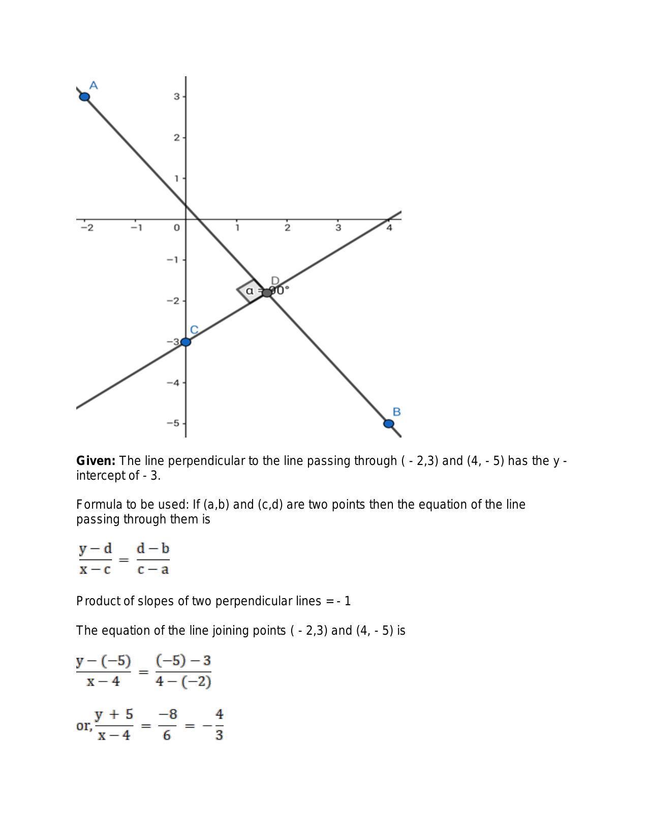 Chapter 20: Straight Lines: RS Aggarwal Class 11 Solutions  - Page 86