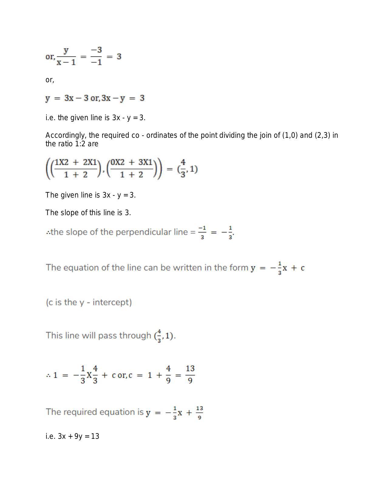 Chapter 20: Straight Lines: RS Aggarwal Class 11 Solutions  - Page 90