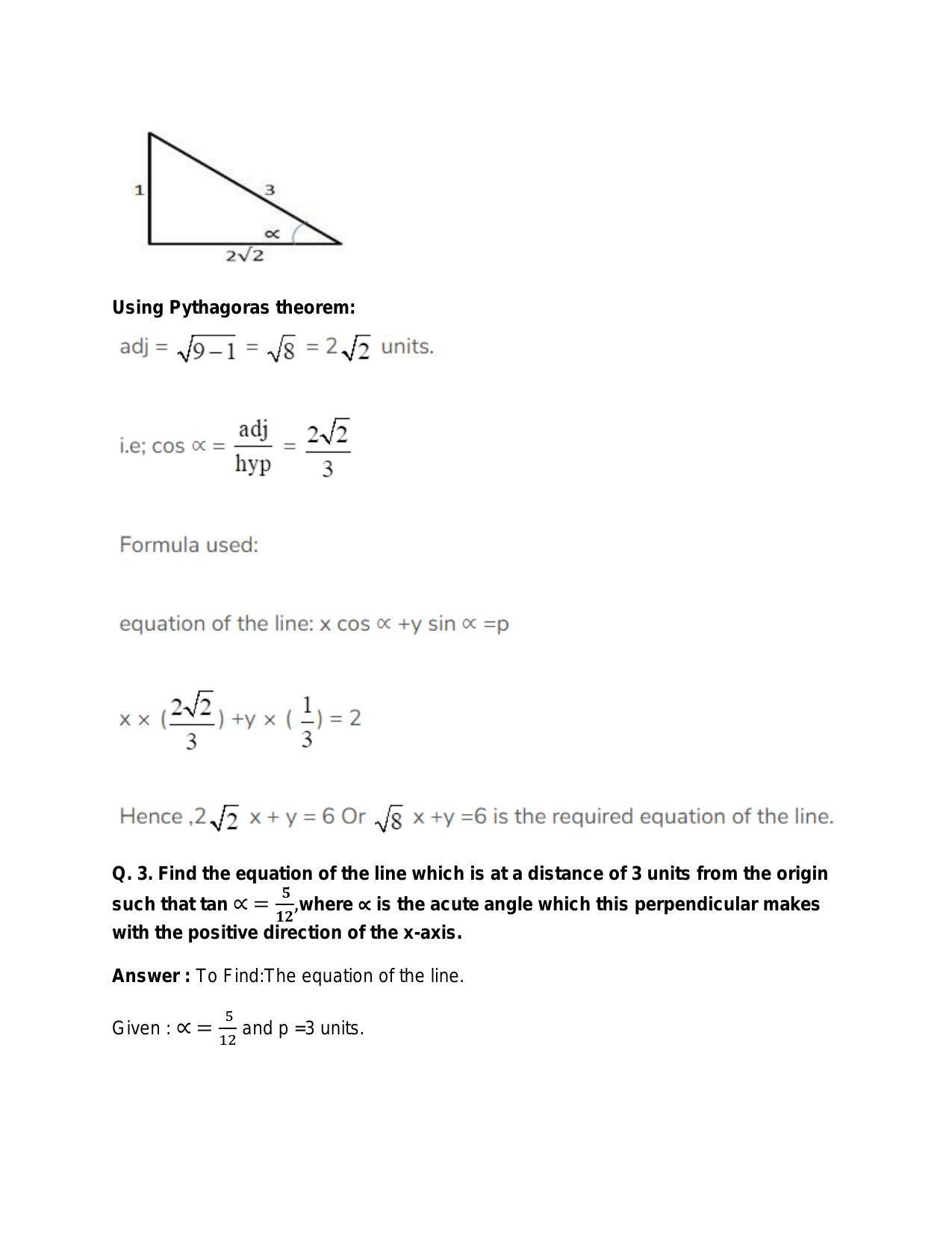 Chapter 20: Straight Lines: RS Aggarwal Class 11 Solutions  - Page 105