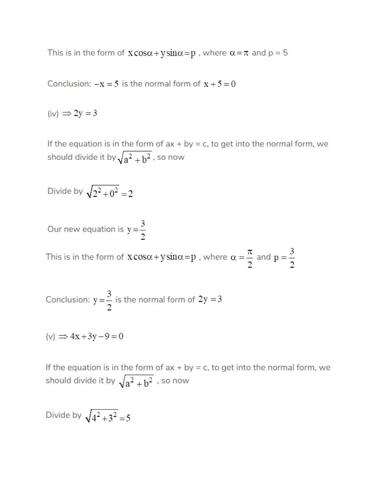 Chapter 20: Straight Lines: RS Aggarwal Class 11 Solutions  - Page 117