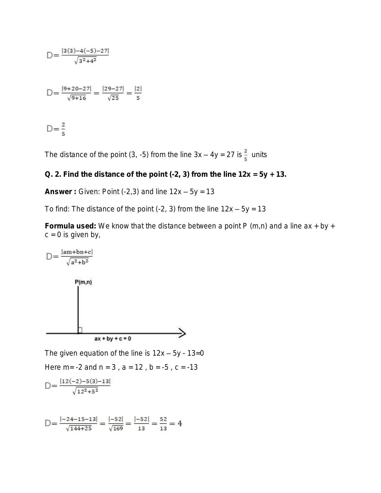 Chapter 20: Straight Lines: RS Aggarwal Class 11 Solutions  - Page 119