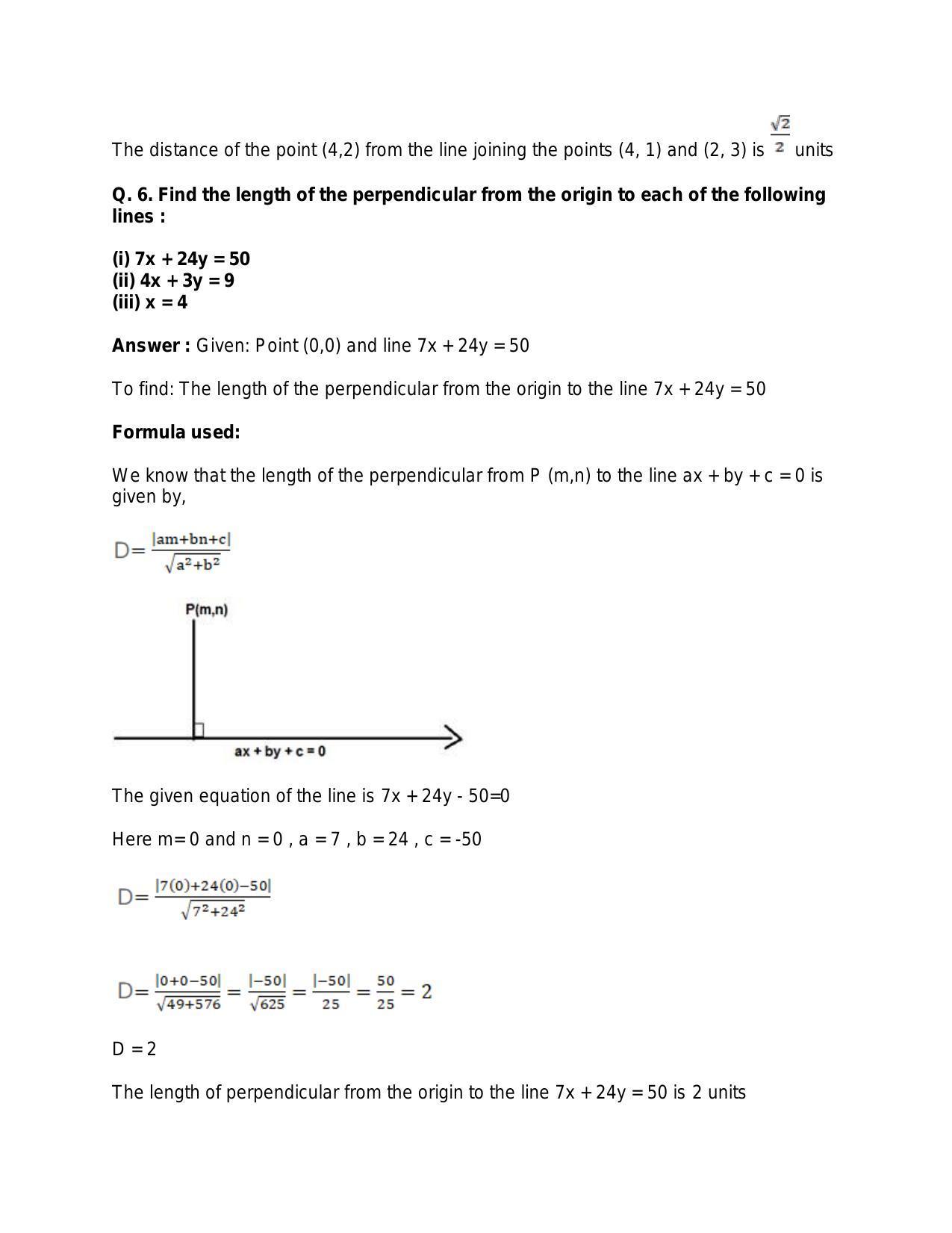 Chapter 20: Straight Lines: RS Aggarwal Class 11 Solutions  - Page 123
