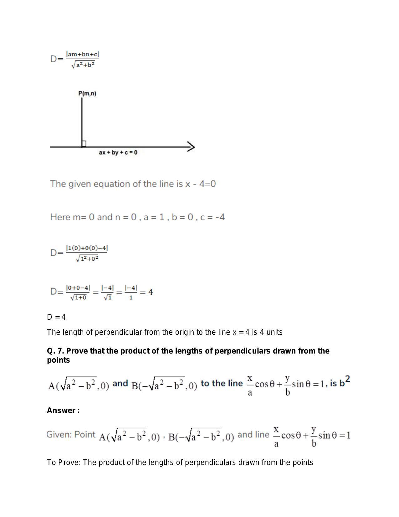 Chapter 20: Straight Lines: RS Aggarwal Class 11 Solutions  - Page 125