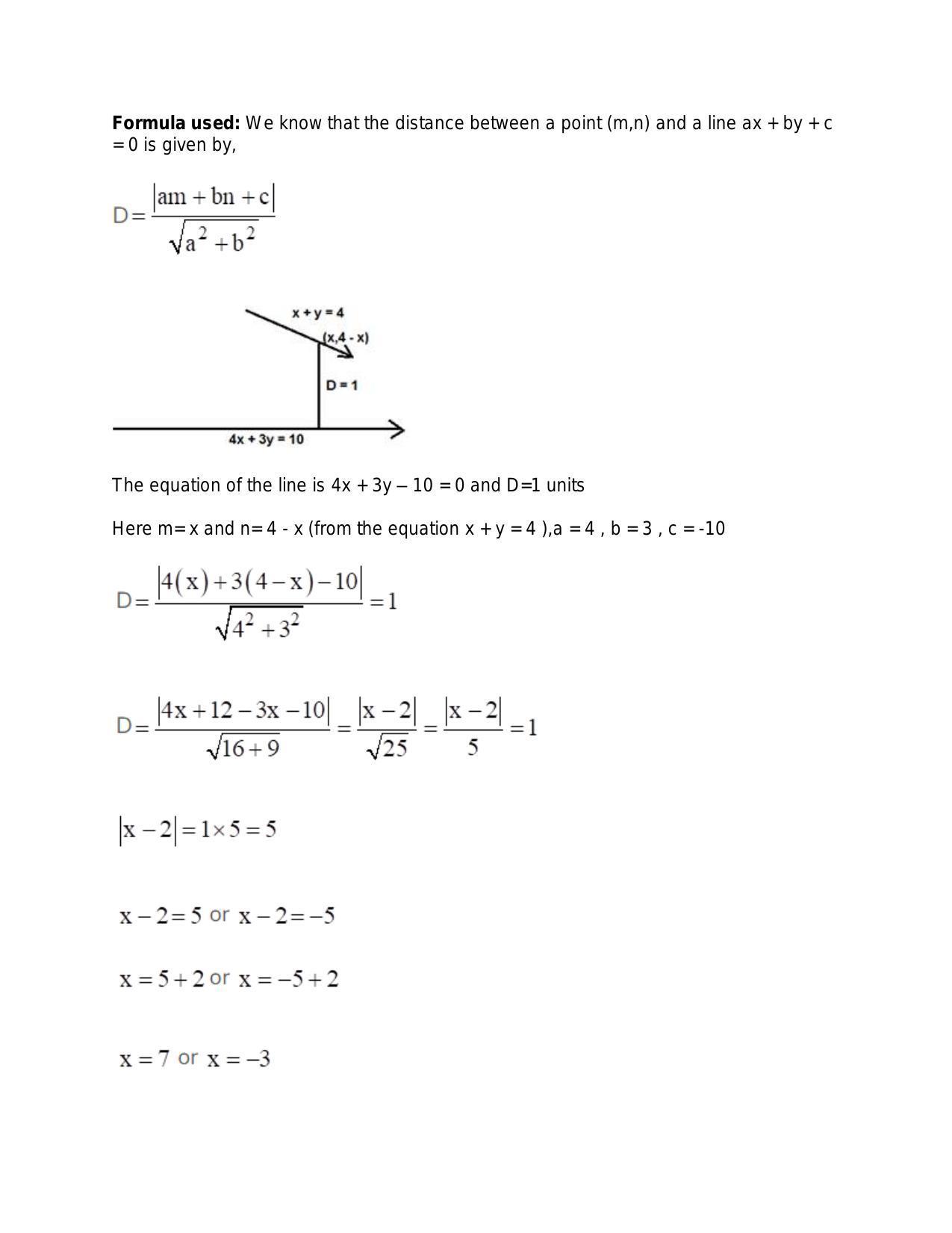 Chapter 20: Straight Lines: RS Aggarwal Class 11 Solutions  - Page 134