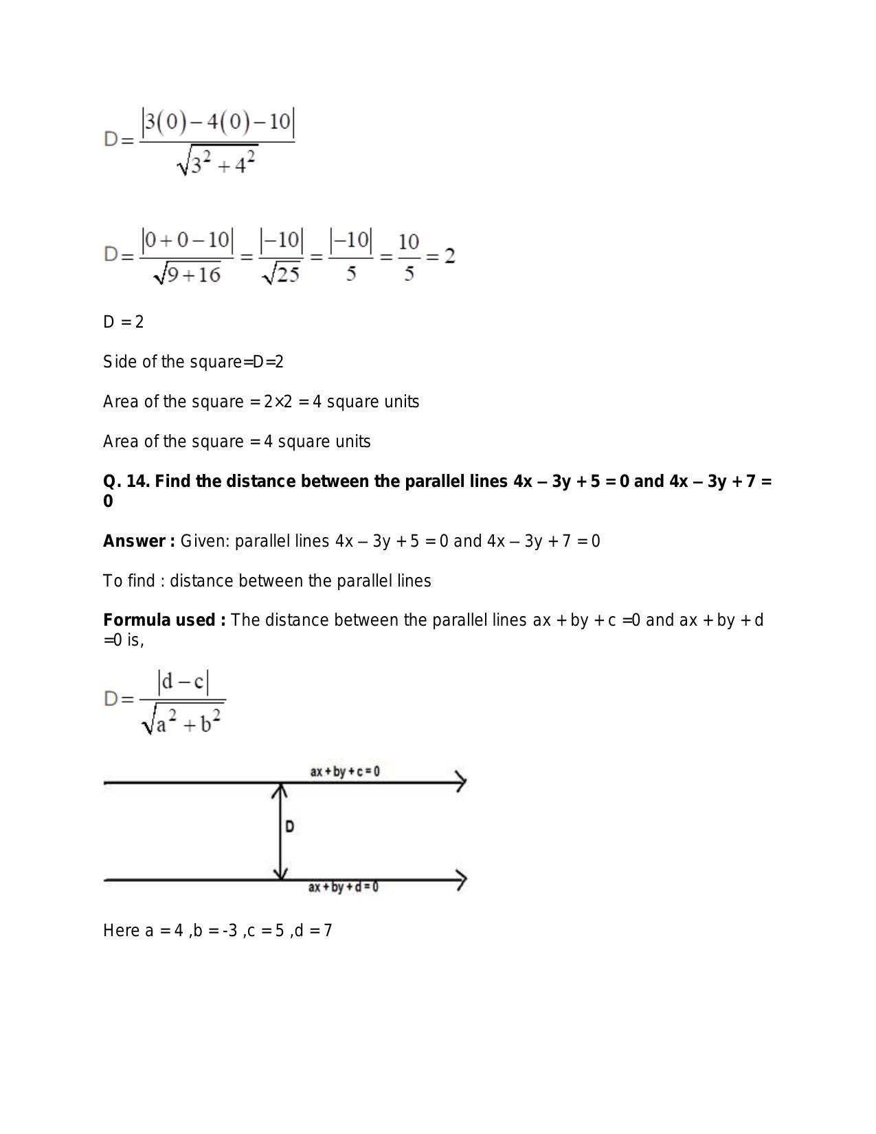 Chapter 20: Straight Lines: RS Aggarwal Class 11 Solutions  - Page 136