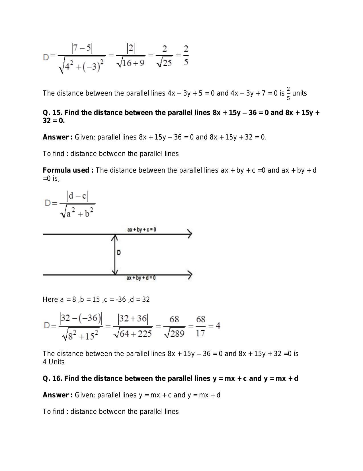Chapter 20: Straight Lines: RS Aggarwal Class 11 Solutions  - Page 137