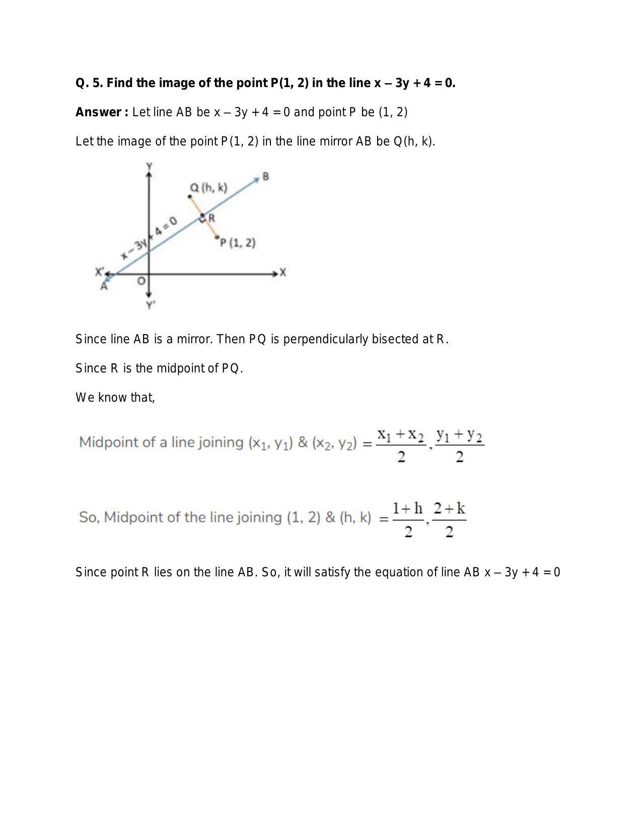 Chapter 20: Straight Lines: RS Aggarwal Class 11 Solutions  - Page 147