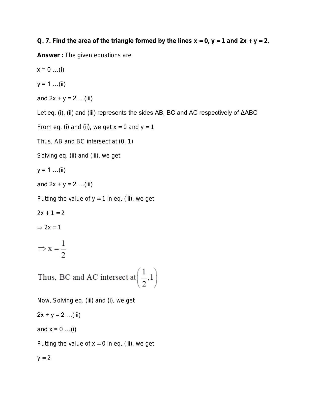 Chapter 20: Straight Lines: RS Aggarwal Class 11 Solutions  - Page 154