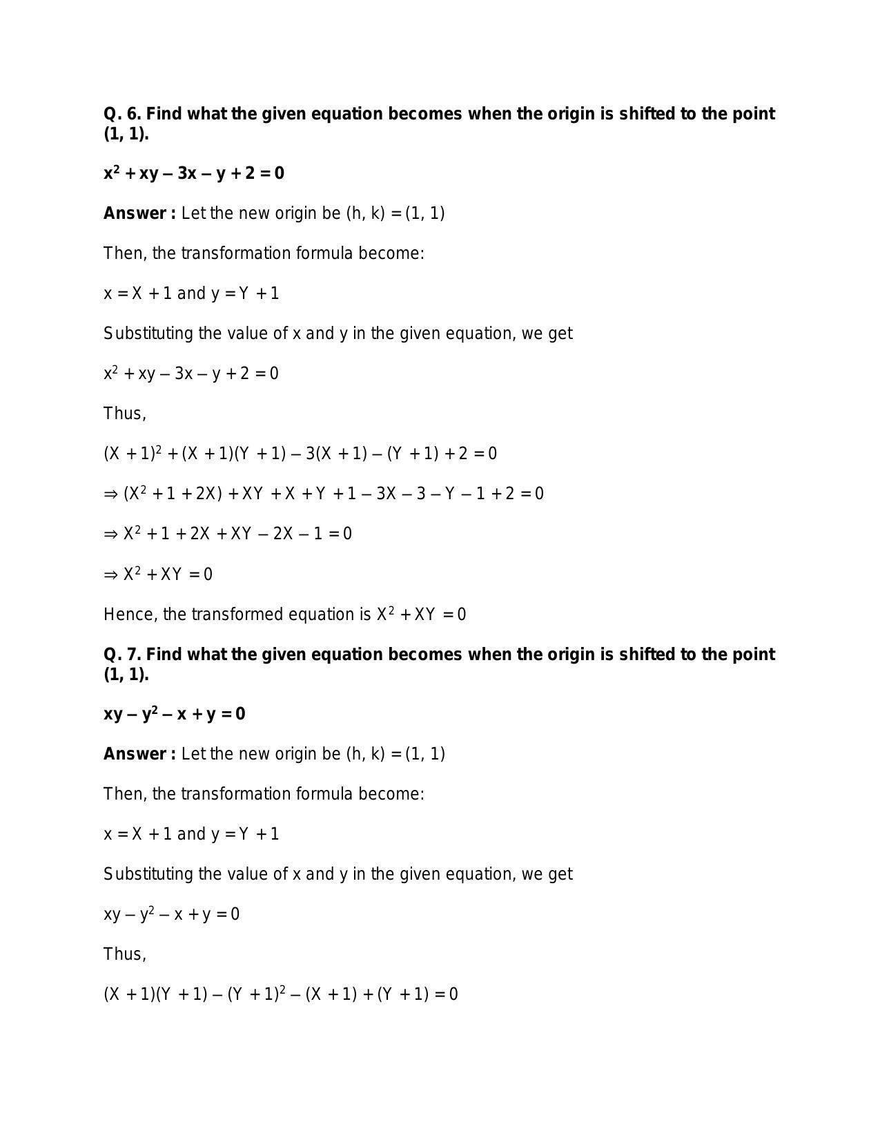 Chapter 20: Straight Lines: RS Aggarwal Class 11 Solutions  - Page 173