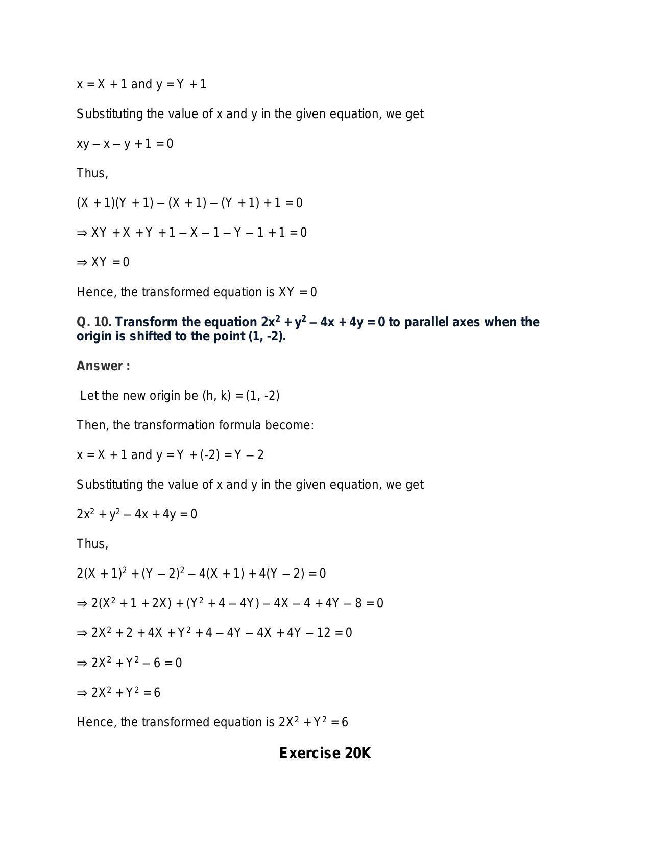 Chapter 20: Straight Lines: RS Aggarwal Class 11 Solutions  - Page 175